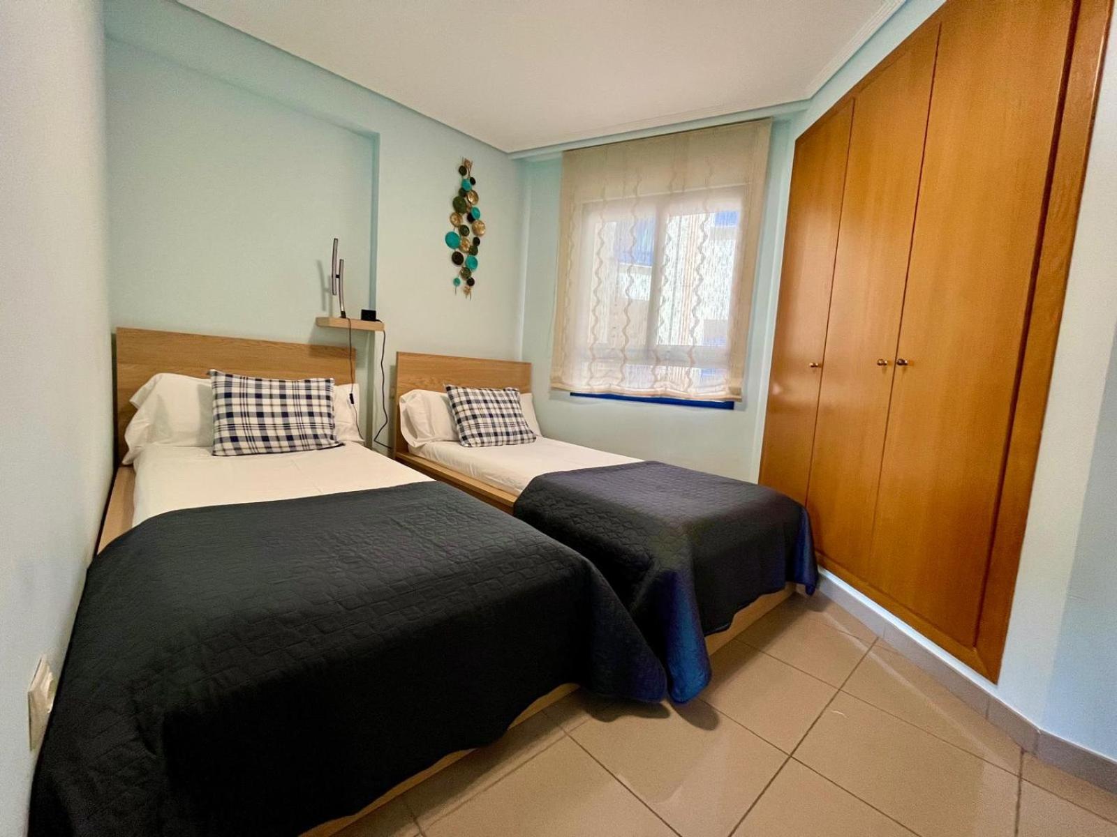 Blue Beach Apartment+Oceanview+Private Parking Valencia Exterior photo